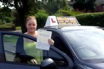 Heather Passed her driving test after taking Driving Lessons in Brinnington, Stockport